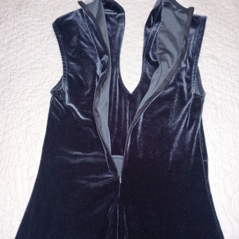 WINDSOR WOMEN'S SLEEVELESS VELVET DRESS SIZE LARGE - Picture 4 of 15
